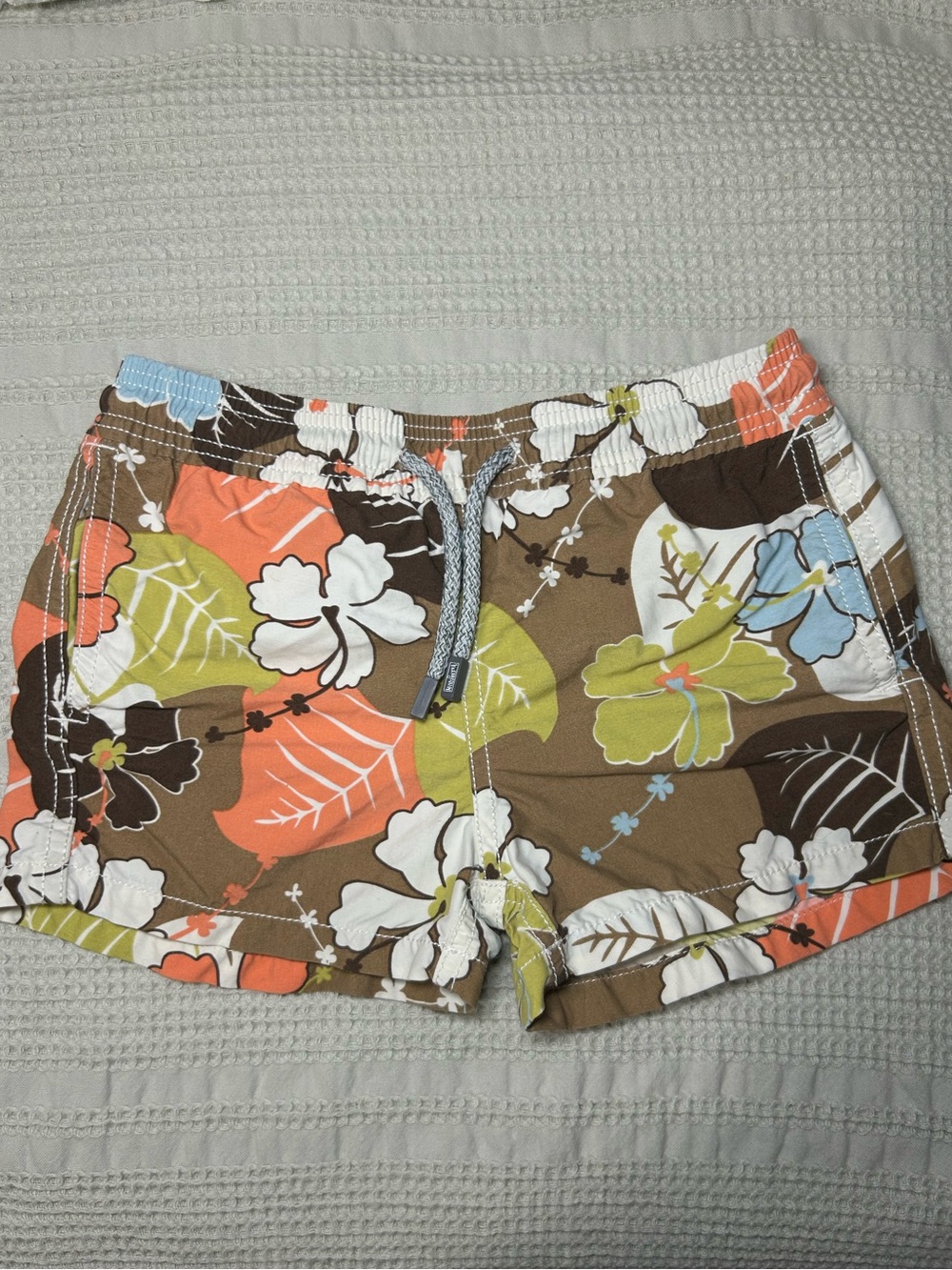 VILEBREQUIN boys Floral Print Swim Shorts